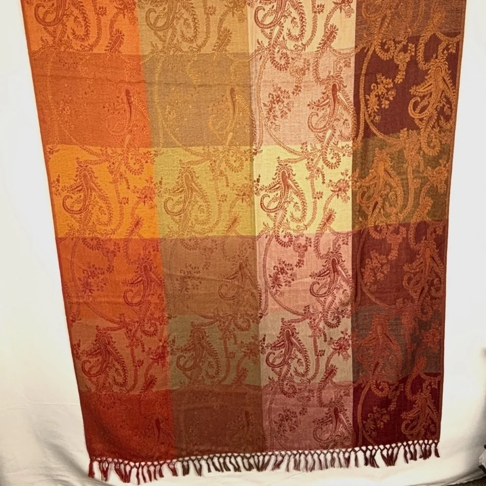 NWT 100% Wool Scarf Wrap Shawl 78